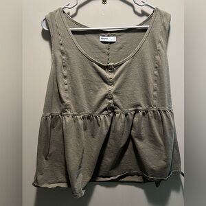 NWOT Sonoma Sleeveless Peplum Top